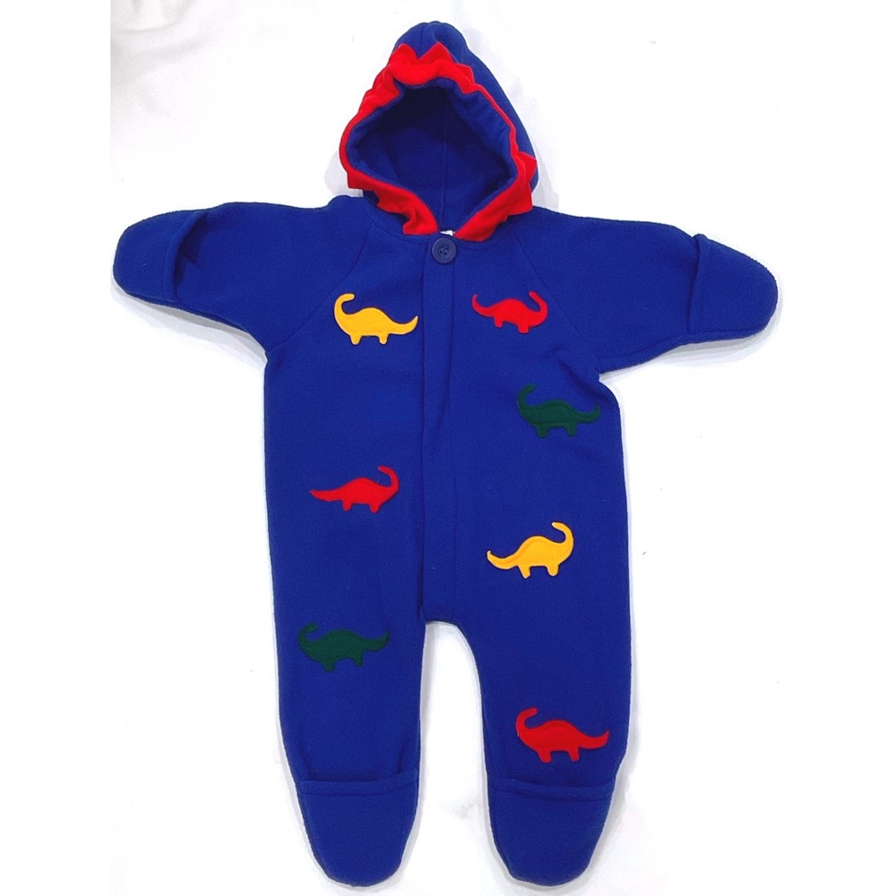 Cherokee‎ baby Target 90s primary color dinosaur Vintage 6 9 m retro outfit suit